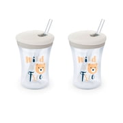 NUK Evolution Straw Cup, 8 oz, 2-Pack