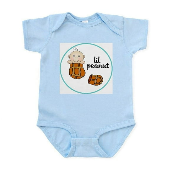 CafePress - Lil Peanut T Shirt - Baby Light Bodysuit, Size Newborn - 24 Months