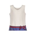 thumbnail image 4 of Robe Fille Kaki Marine Jupe Plissée Uniforme Scolaire 7 Ans, 4 of 7