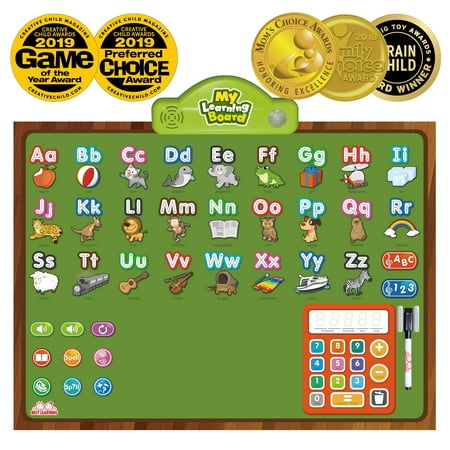BEST LEARNING i-Poster My Learning Board - Educational Posters for Preschoolers & Toddlers 3 to 6 Years Old to Learn ABC (Best Learning Toys For Preschoolers)