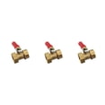 thumbnail image 3 of Advancent Válvula de bola de latón, interruptor de conector de manguera, flujo de agua hermético a prueba de fugas Type7 NO7, 3 of 6