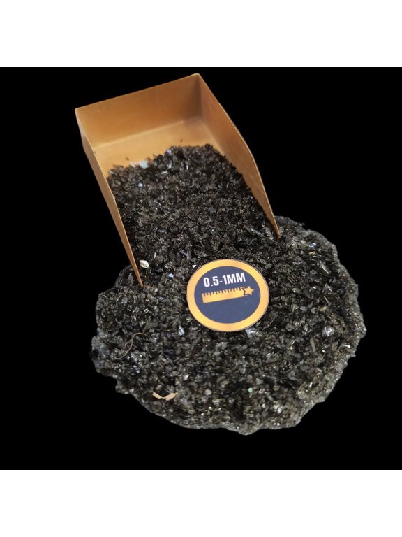 Black Obsidian Micro Chips, 1000g (35.27 oz), Natural Gemstone Chips for Resin Inlay, Jewelry Making & Decor