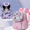 thumbnail image 1 of Sanrio-mochila de dibujos animados Cinnamoroll Hello Kitty Kuromi Melody Pochacco, mochila escolar de gran capacidad para estudiantes, regalos de cumpleaños para niños, 1 of 4