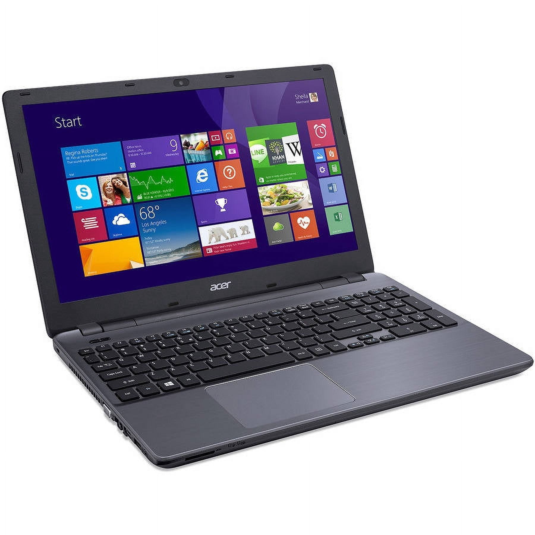 ノートPC Acer - Aspire E5-571P-55TL 15.6 Touch Screen Laptop/Intel Core i5 / 4GB Memory / 500GB HD/Webcam/Windows 8.1 64-bit (Black Matte) by Ac qqffhab Acer Aspire 15.6