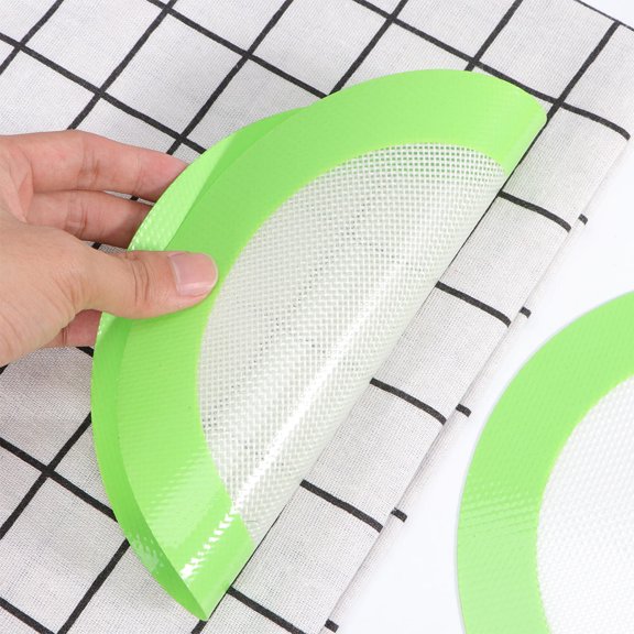ETEREAUTY Set of 3 Green Silicone Baking Mats Non-Stick for Baking, Grilling, and BBQ Use