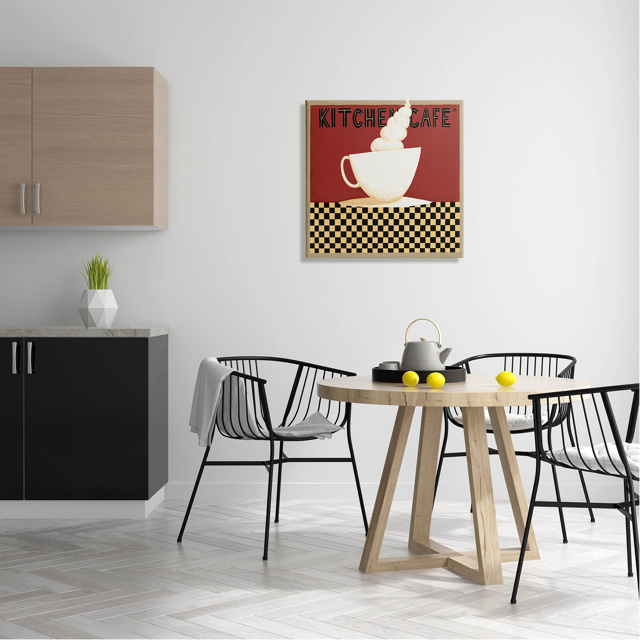 Stupell Industries Kitchen Cafe Vintage Patterned Graphic Art Gallery Wrapped Canvas Print Wall Art, Design by Dan DiPaolo