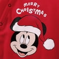 thumbnail image 4 of Disney Mickey Mouse Baby Girls Boys Jumpsuit with Christmas Hat 2Pcs Gifts Set Polarfleece Coveralls Newborn to Infant, 4 of 6