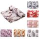 thumbnail image 4 of Manta infantil,Mantas para bebés niños niñas,Manta envolvente,Envoltura de pañales de algodón,Toalla de baño,Regalo infantil, 4 of 9