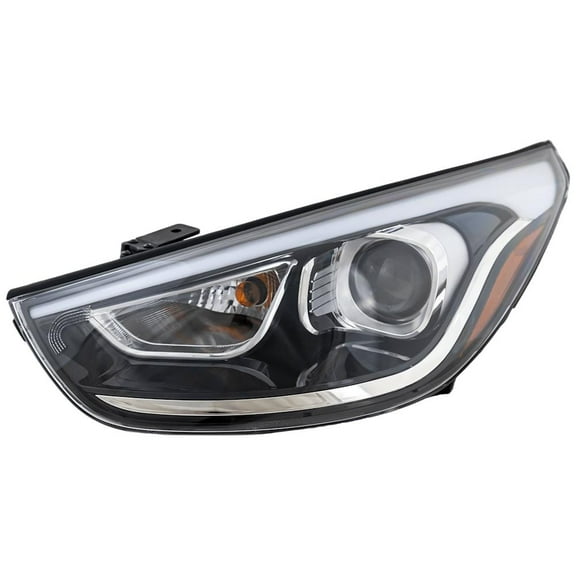 Headlight Compatible with 2014-2015 Hyundai Tucson 2.0L 2.4L I4 Left Driver Side HALOGEN REPH100378Q 182HP