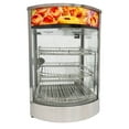 thumbnail image 1 of 3-Tier Commercial Food Display Warmer Cabinet Countertop Pizza Pastry Warmer Display Case 86-230℉ 110V, 1 of 12