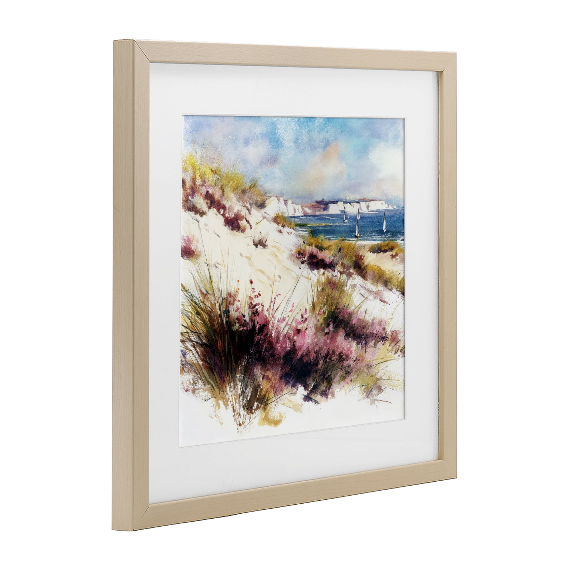 Stupell Industries Cliffs And Waters View Birch Framed Print Under Glass, design by Svetlana Aleynikova