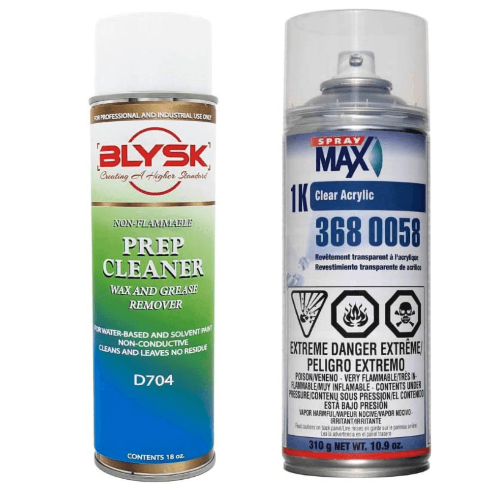 Blysk Bundle Spray Max 1K Clear Acrylic for Quick Coating Blysk Prep