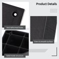 thumbnail image 4 of 16 piezas de repuesto de patas de sofá, patas de sofá de esquina triangulares de plástico, patas de sofá negras con tornillos, patas de repuesto para muebles de silla y sofá, 4 of 6