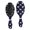 Astronaut and Cloud Black Pattern, variant on Astronaut and Rocket Black Pattern Brush, Detangling Hair Brush, Paddle Styling Brush, Round Tip Bristles Gifts for Holiday Birthday Gifts