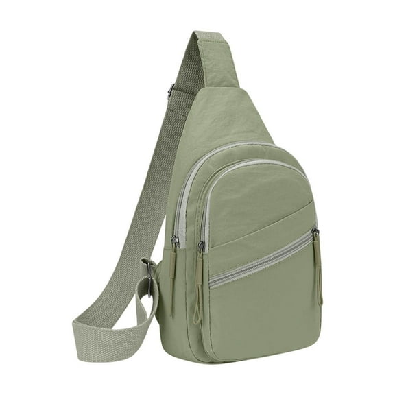 Kyusrd Crossbody Bag for Women Men Belt Bag With Zipper Pockets Casual Travel Bag Makeup bag With Adjustable Outdoor Sports Bag Shoulder Bag
