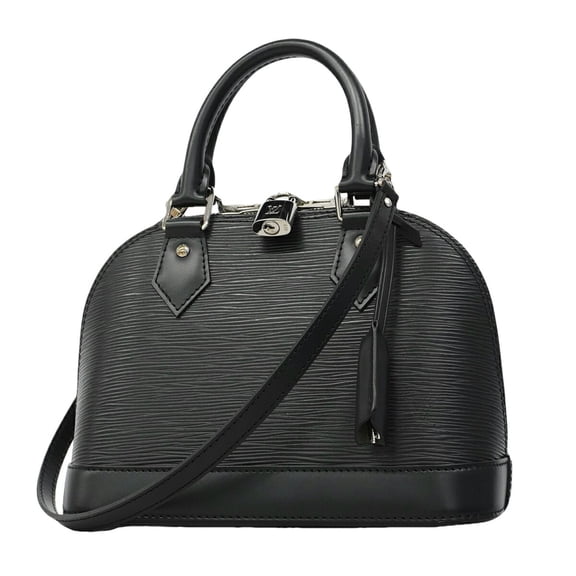 Pre-Owned Louis Vuitton Alma BB Epi Leather Handbag M40862 Noir (Black) 2-way bag for women