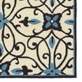 thumbnail image 3 of Linon Trio Gardenia Hand Tufted Polyester 8'x10' Rug in Ivory, 3 of 3