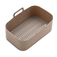 thumbnail image 1 of Freyers Aire Freñador Insertar Plato Rectángulo Airfryer Bandeja para Hornear Freidora Silicona Antig Ticken Antiadherente Accesorios Sartén, 1 of 9