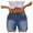 Blue, variant on Durtebeua Women Denim Shorts Casual Jean Shorts With Pockets High Waist Shorts Blue XL