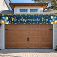 thumbnail image 5 of Blue Gold White Balloon Decorated Appreciation Banner Background, Party Supplies for Thank You Events Appreciation Parties Customer Appreciation Functions and Employee Recognition Celebrations, 5 of 8