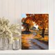 thumbnail image 2 of Qisvanset 12x16 Inch Steampunk Owl Portrait Canvas Painting Wall Art, 2 of 5