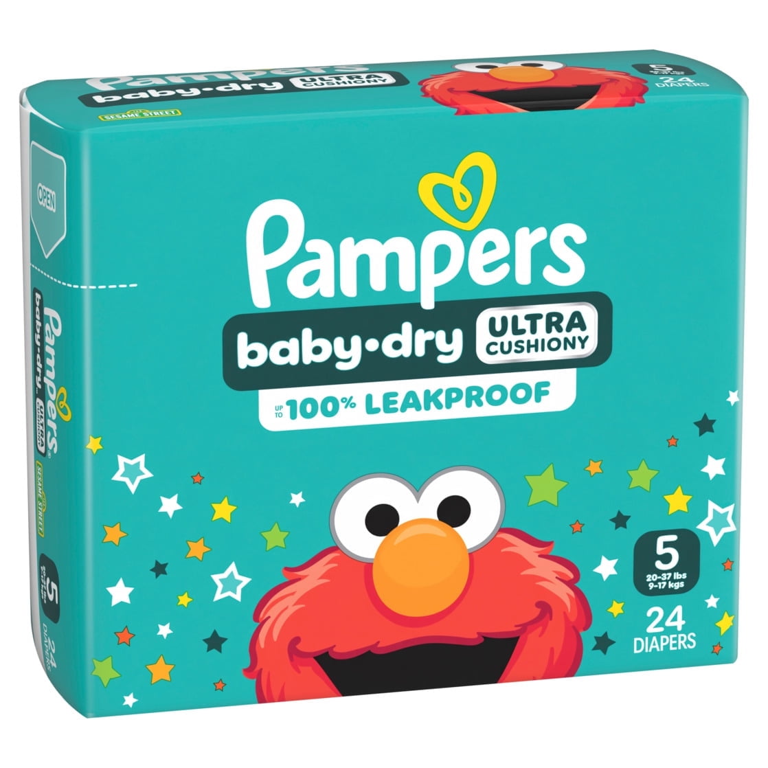 Baby Dry Diapers Size 5, 24 Count (Select for More Options)
