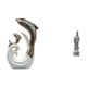 thumbnail image 1 of Estatua de Guan Yin, delfín de cerámica, arte abstracto moderno, adorno de piedra, colección Feng Shui, escultura de Buda femenina china, figura de Ku, 1 of 8