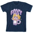 thumbnail image 2 of LankyBox Foxy Kids Navy T-Shirt, 2 of 3