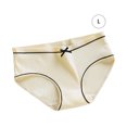 thumbnail image 1 of Sonducket Ropa interior elástica para mujer, calzoncillos de algodón para niña, bragas transpirables que absorben la humedad, ropa interior diaria Ropa interior amarillo claro L Sonducket AP000432-06, 1 of 6