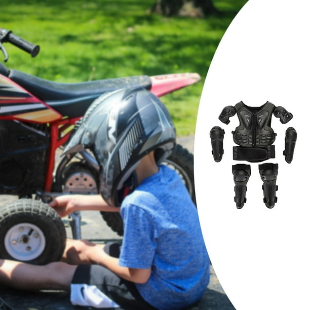 Motocicleta traje cho protector de espalda coderas para sunnimix armadura de motocross para ninos