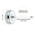 thumbnail image 2 of Uxcell 2.8m/9.2Ft Cuerda Retráctil para Ropa, Cuerda Ajustable de Acero Inoxidable 304, 2 of 6