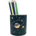 thumbnail image 1 of Liangnv Portalápices Starry Sky, contenedor para bolígrafos, organizador de escritorio de cerámica duradero, soporte para brochas de maquillaje, regalo ideal para oficina, aula, 1 of 5