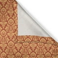 thumbnail image 5 of Ambesonne Antique Grommet Curtain, Royal Victorian Damask, 50" x 72", Vermilion Orange, 5 of 6