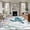 blue, variant on Teal Sea Turtle Coastal Area Rug 6x9 FT, Non Slip Living Room Throw Carpet, Summer Beach Ocean Coral Washable Soft Large Floor Carpet Non-Shedding Rug for Bedroom Dining Room Play Room