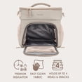 thumbnail image 3 of bentgo Prep Deluxe Insulated Multimeal Bag 5-Compartment Sand (BGPRPBAG-SD), 3 of 7