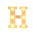 thumbnail image 2 of Letras Luminosas De Plástico Letras LED de plástico blanco con alfabeto de la N a la Z con bombillas de luz blanca cálida para decoración de fiestas en el hogar (1 pieza) Rkxzt, 2 of 9