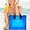 C, variant on Transparent Beach Tote Bag, Waterproof Summer Aloha Holidays Style Storage Bag for Swimming and Travel