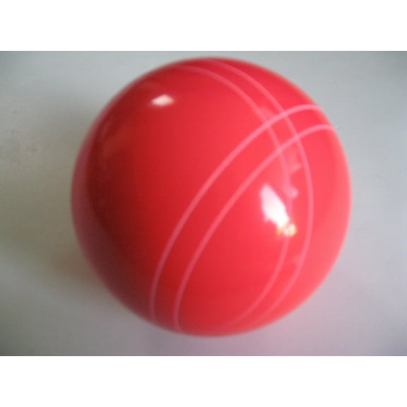 EPCO Replacement Bocce Ball with Close Curvey Stripes - Single Light red 110mm