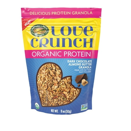 Love Crunch Organic Granola, Chocolate & Almond Butter Protein, 11oz Pouch