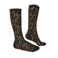 thumbnail image 3 of Haiem Decorative Feathers Socks, Funny Novelty Crazy Design Cotton Socks Sports Socks Knee High Socks For Men, Women,1Pairs - Gift For Working Friends, 3 of 9