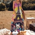 thumbnail image 2 of Funny Cute Panda Sleeveless Dress for Women Clothing Female Women's Summer Skirt, 2 of 7