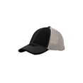thumbnail image 2 of 6 Panel (Str) Brushed Cotton Fitted Mesh Back Cap + GT Wristband, Black Gray, 2 of 2