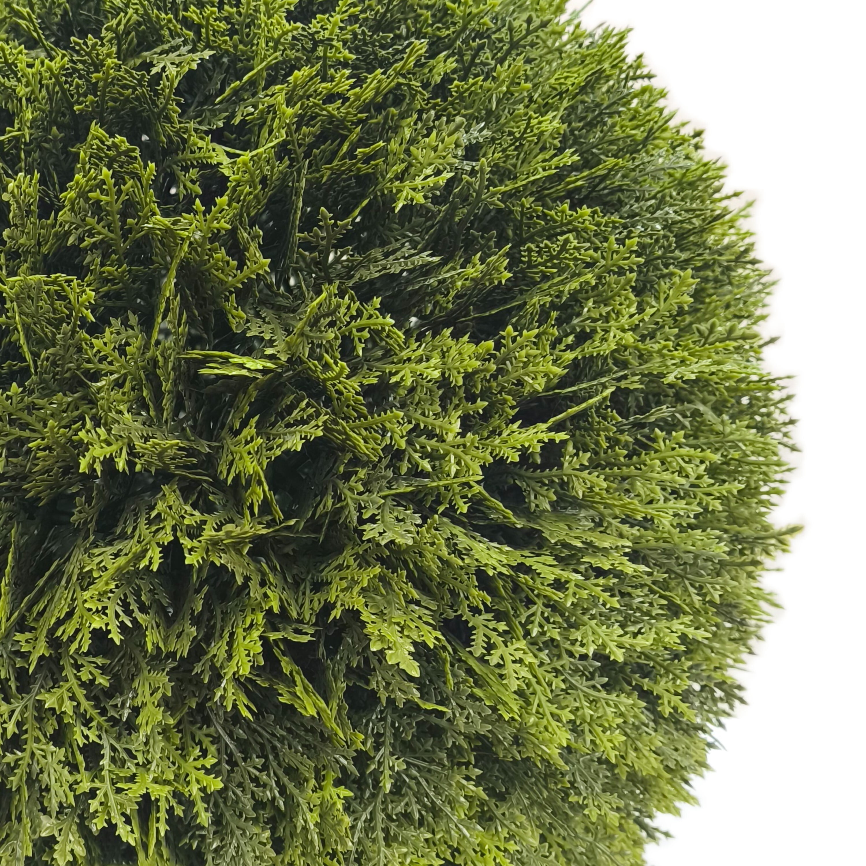 My Texas House 21" Artificial Evergreen Cyprus Ball