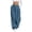 Blue, variant on Womens Pants Slate Pleated Waist Lightweight Baggy Tapered Leg Pants Outdoor Trips Daily Wear Trousers With Side Pockets
