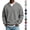 A01- Light Grey, variant on Mens Long Sleeve Shirt Waffle Knit Textured V Neck Pullover Sweatshirt | (Undershirt Not Included) Soft Comfy Loose Fit Casual Shirts Basic Tops