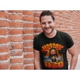 thumbnail image 2 of Jimmy Uso Orange Fury Mens Black T-shirt, 2 of 4