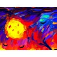 thumbnail image 2 of CafePress - Halloween Modern Abstract Oil Painting - Large Plush Fleece Throw Blanket, 80" L x 60" W, 2 of 4