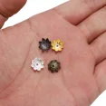 thumbnail image 4 of 100pcs/Lot 8 10 mm Lotus Flower Bead Caps Cone End Beads Cap Filigree DIYJewelry, 4 of 5