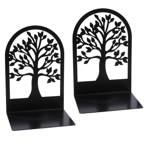 Sujetalibros para estanterías, sujetalibros de metal para libros de oficina en el hogar, soporte para estanterías, decoración del hogar, tapones para libros, soporte para libros, sujetalibros de