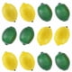 thumbnail image 4 of de limón artificial fotografía boceto simulación frutas utilería oficina en casa falso adorno de limón de espuma 12 Piezas Speravity HA8864-00B, 4 of 6